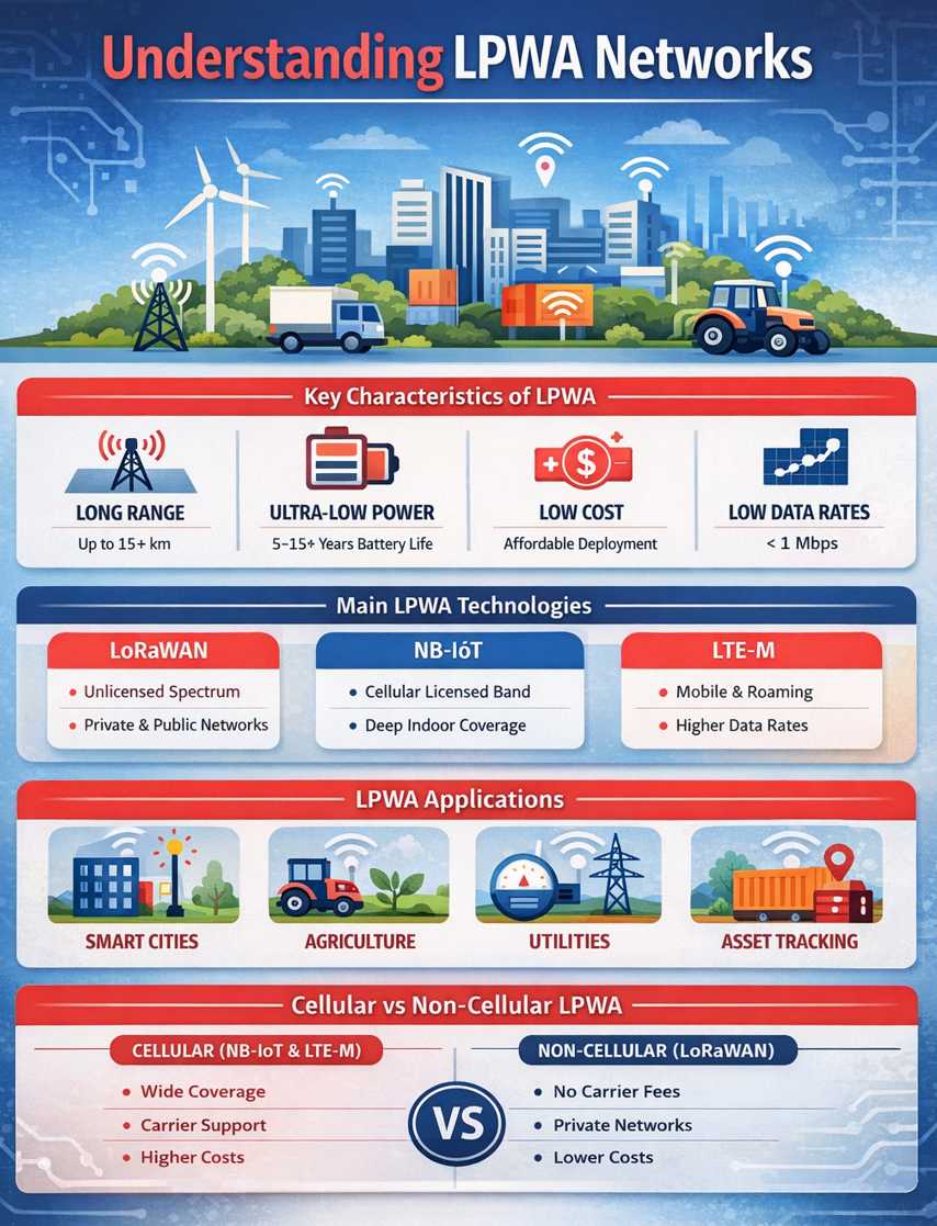 What Are Low Power Wide Area (LPWA) Networks? LoRaWAN, NB-IoT & LTE-M for IoT Success What Are Low Power Wide Area (LPWA) Networks? LoRaWAN, NB-IoT & LTE-M for IoT Success