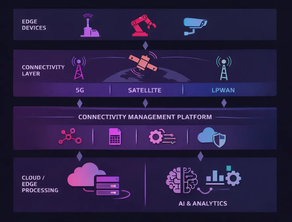 The Rise of Hybrid IoT: Blending 5G, Satellite, and LPWAN for Universal Coverage